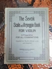 罕见1911年早期绝版精印舍夫契克音阶和琶音《Sevcik Scale and Arpeggio》