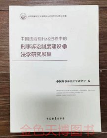 中国法治现代化进程中的刑事诉讼制度建设与法学研究展望