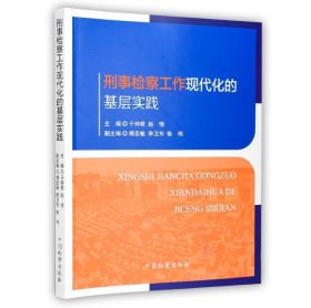 2023 刑事检察工作现代化的基层实践 于仲君 赵恒 主编 中国检察出版社 9787510229565