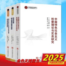 【3册】中国特色社会主义检察理论与实务研究+新型犯罪精品案例精释精解+破坏社会主义市场经济秩序犯罪精品案例精释精解 《中国检察官》智慧成果 案例选编丛书 中国检察出版社