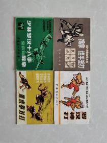 【罗汉神拳，擒拿 连手短打，少林罗汉十八手，黑虎拳对打】四册合售