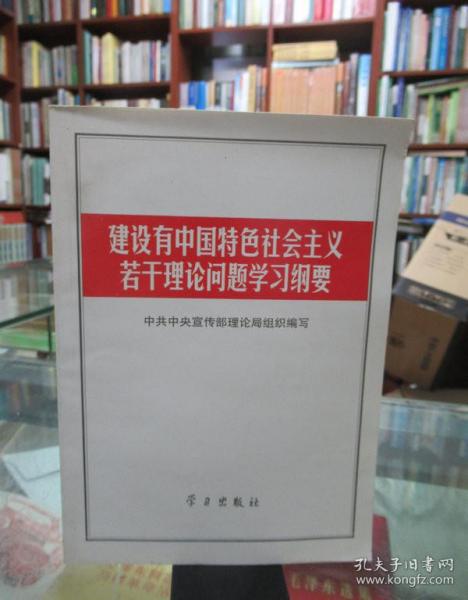 建设有中国特色社会主义若干理论问题学习纲要