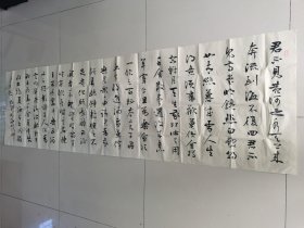 吴茂林：书法：李白《将进酒》