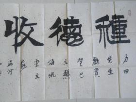 苏海河：书法：种德收福（带简介）书法集