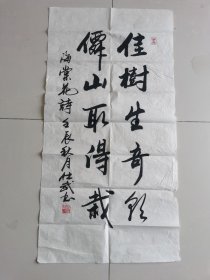 杨仕武：书法：海棠花诗