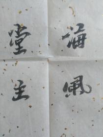 苏海河：书法：种德收福（带简介）书法集