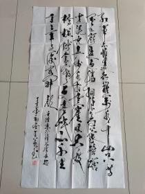 王英：书法：诗一首（带简介）
