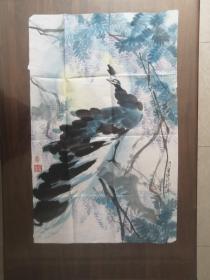 画家 王守宜 画作 一幅 ；91x58 cm。