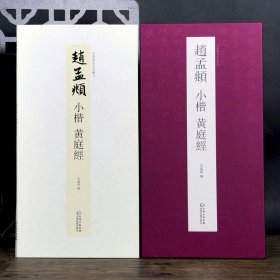 赵孟頫小楷黄庭经 中国书迹名品丛刊 原色原帖经折装可装裱赵体楷书毛笔书法字帖成人学生临摹范本收藏鉴赏书籍