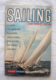 英文原版图文小开本：SAILING（帆船 手册指南 1966年老书）