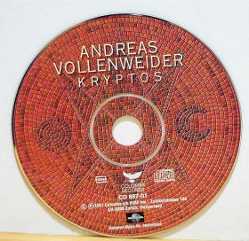 Andreas Vollenweider: Kryptos （1CD 竖琴演奏大师 安德列斯·佛伦怀德 稀少）