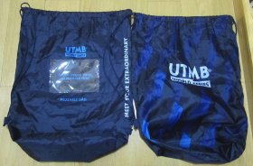 #越野赛 UTMB 定制：2023 UTMB 越野挑战赛参赛纪念品（防水袋2个+针织吊牌链+参赛手环）