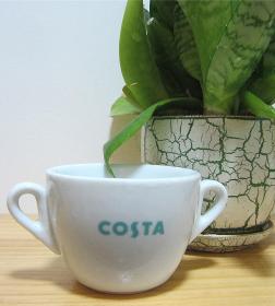 COSTA 定制限量圣诞白瓷双耳小咖啡杯（无包装）
