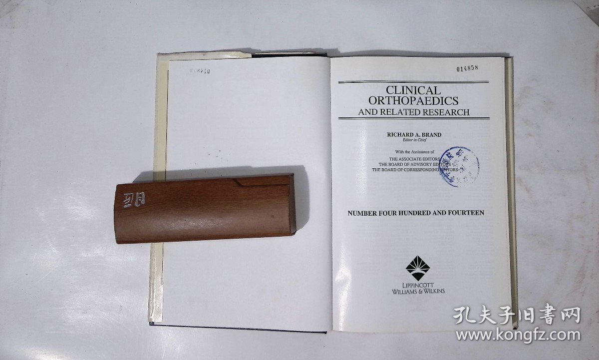 CLINICAL ORTHOPAEDICS AND RELATED RESEARCH(临床骨科学与相关研究)，期数：414，cwg_wwqk_1