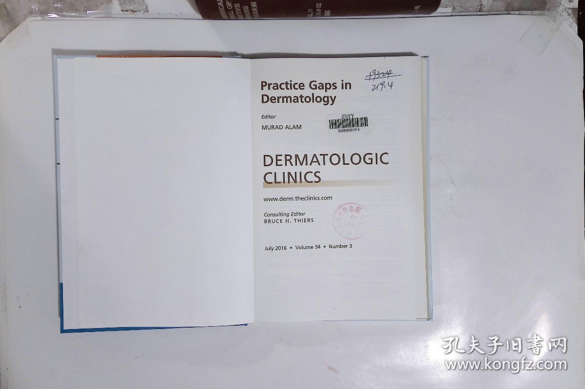 DERMATOLOGIC CLINICS(皮肤病学诊所)，期数：34-3，cwg_wwqk_1