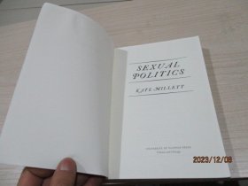 KATE MILLETT SEXUAL POLITICS  凯特·米莱特性政治   如图  4-6号柜