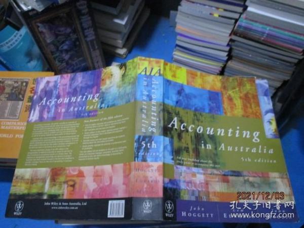 Accounting in Australia 5th edition 《澳大利亚会计》第五版 12开 厚册  英文版   品如图  13-1号柜