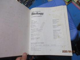 Scott,Foresman Biology TEACHER S EDITION  斯科特，弗雷斯曼生物 老师版  精装  品如图  16-2号柜