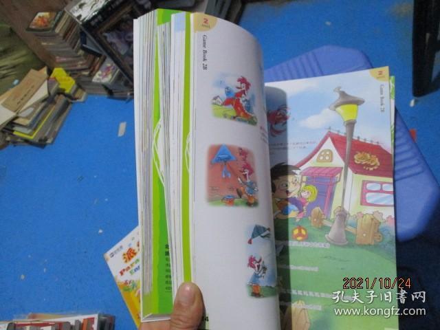 派乐多英语：学生手册2A\2B、游戏手册2A\2B、学习指导手册2A\2B 5本合售 无勾画 11-1号柜