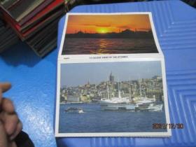 COLOUR VIEWS OF THE ISTANBUL（12张全） 明信片  品如图   13-5号柜