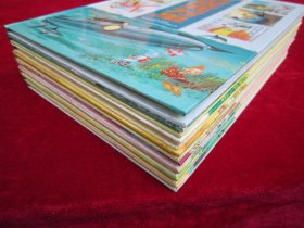 彩色世界经典文学名著宝库（侠盗罗宾汉、奥德赛、海底两万里、金银岛、三个火枪手、小妇人、亚瑟王与圆桌骑士、八十天环游世界）（全8册）（一版一印）（包邮）