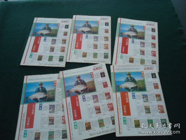 中国钓鱼（双月刊）1993年（1-6全）