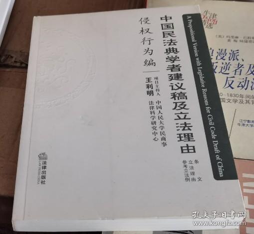 中国民法典学者建议稿及立法理由 侵权行为编