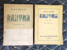 新统计学教程 新统计学概论 上下