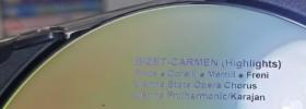 BIZET CARMEN(highlights) CD光盘