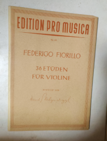 费奥里罗36首小提琴练习曲