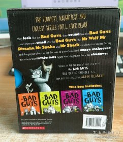 英文原版 The Bad Guys Box Set 1 2 3 4【四本合售】带盒