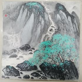 沈海东山水画小品5幅