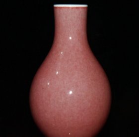 豇豆红釉葫芦瓶【22×11.5cm】