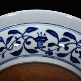 青花前赤壁赋纹盘尺寸7*46厘米