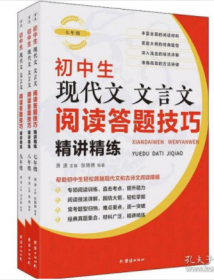 初中生现代文文言文阅读答题技巧精讲精练 全三册