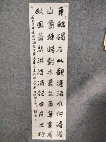 5265   李龙喜  国展精品书法  中国书画家协会会员    176*47品如图