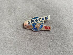 老徽章，1988年中国红十字会体育运动募捐援助纪念章——LJ207