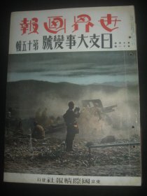 1938年11月《世界画报》第15辑 瑞昌 马头镇 南昌 庐山 德安 南浔 湖北占领 武汉 武穴 广济入城 占领光州 山西 肃清 德安航拍图 汉口 兴安岭 齐齐哈尔