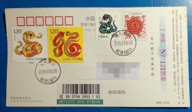 四轮蛇2原地首日实寄封