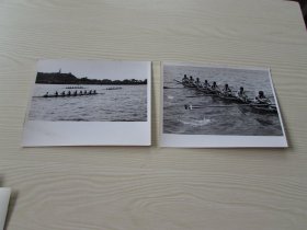 一九六五年全国划船锦标赛[图为湖北队获得第一名...]2张1组