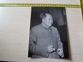 中国人民的伟大领袖毛泽东主席.原版黑白老照片