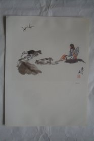 水上行        (中国画 )      版画  宣传画