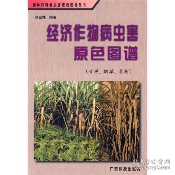 甘蔗人工种植技术书籍 经济作物病虫害原色图谱：甘蔗烟草茶树