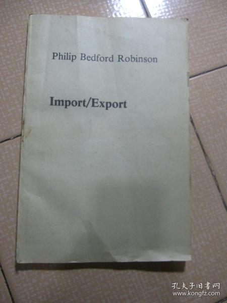 Import/Export Philip Bedford Robinson