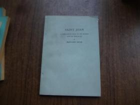 A  CHRONICLE  PLAY  IN  SIX  SCENES  AND  AN EPILOGUE   圣女贞德   英文版