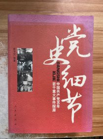 党史细节：中国共产党90年若干重大事件探源