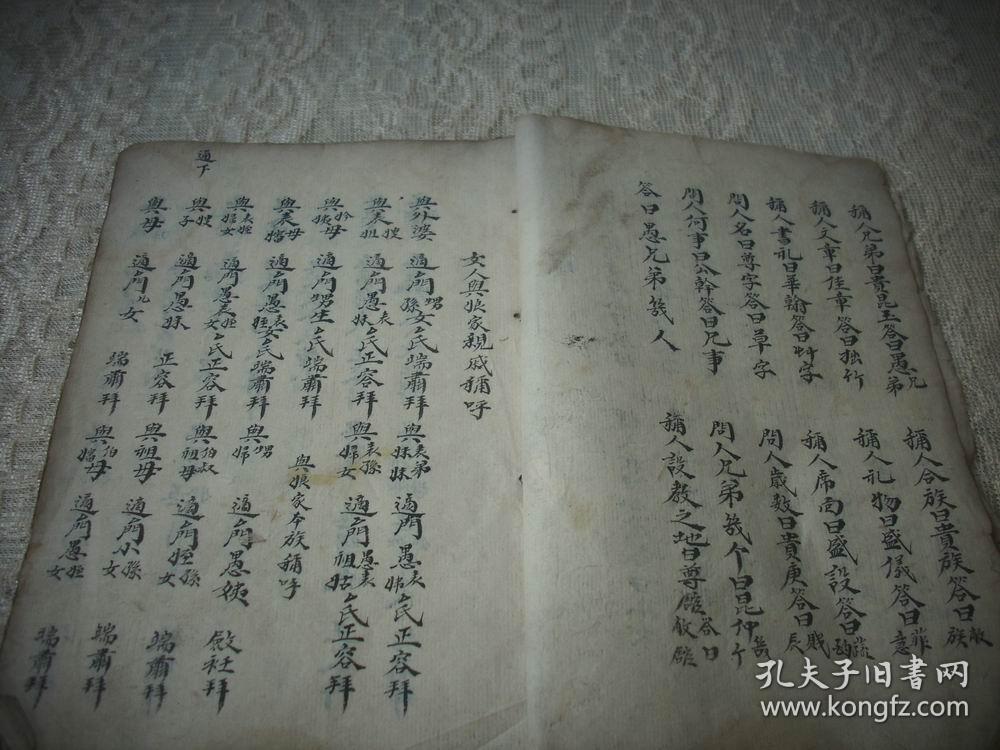 河南地方文献-清光绪年手抄本【称呼帖式对联杂诗】等一册64面！毛笔书法漂亮！称答类、女人与娘家亲戚称呼、阁下类、妇人称呼类、戒刁人、吃烟歌、拾不足、骂钱文、党状元训子歌、长葛县正堂加五级纪录七次王-严禁妇女X唱赶会以正风俗、杜氏捎书、乾隆五台山诗等内容