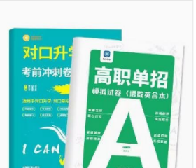 2024高职单招职业适应性测试模拟试卷对口升学必刷题冲刺试卷语数英中职学习资料高分清单高职升学（模拟卷+冲刺卷（语数英合本）