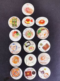 日本邮票·日本美食16信