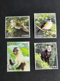 日本邮票·19年天然纪念物四集4信